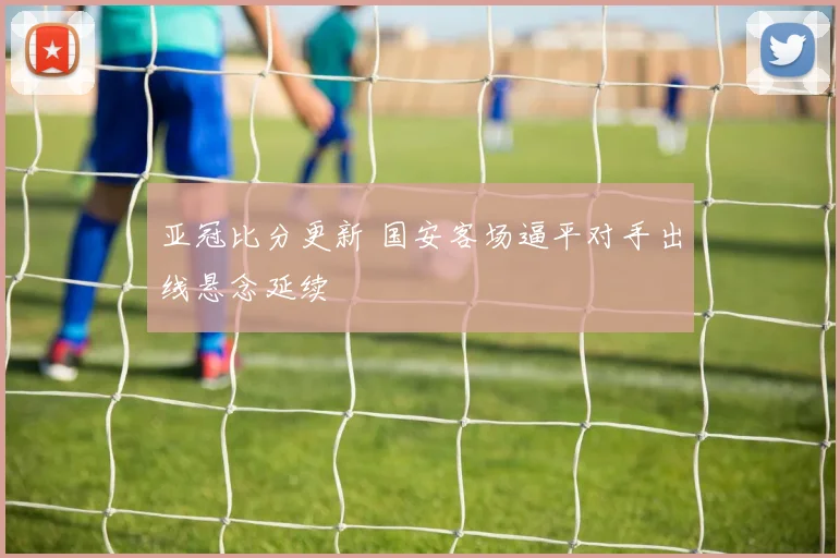亚冠比分更新 国安客场逼平对手出线悬念延续