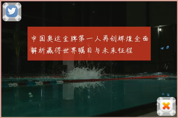 中国奥运金牌第一人再创辉煌全面解析赢得世界瞩目与未来征程
